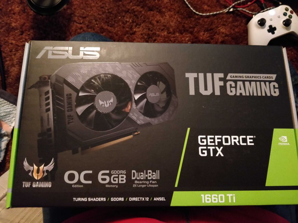 Asus Tuf Gaming Geforce Gtx 1660ti Overclocked 6gb Dual Fan Edition Hdmi Dp Dvi Gaming Graphics