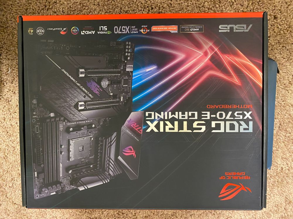 Asus ROG X570-E mobo 