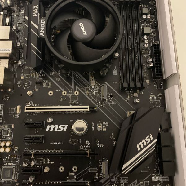 MSI X470 Gaming Plus Max with Ryzen 5 2600