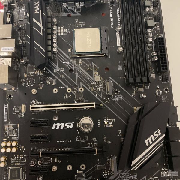 MSI X470 Gaming Plus Max with Ryzen 5 2600