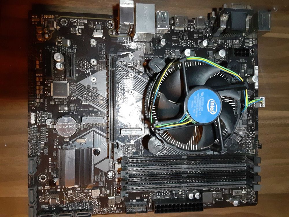 Used Asus Intel Motherboard and i5 9400f 