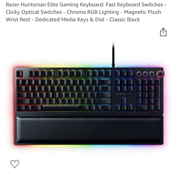 Razer Huntsman Elite Gaming keyboard 