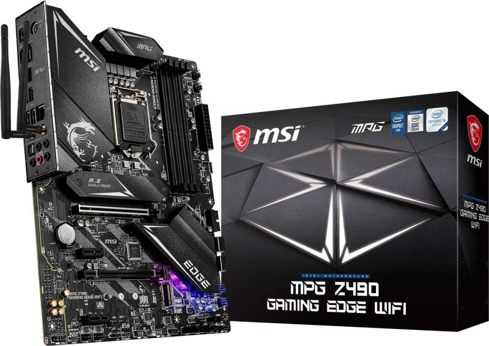 Used MSI Z490 Gaming Edge WIFI Intel Motherboard