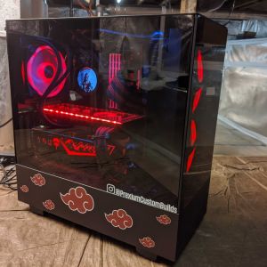 Like New Itachi Sharingan custom themed PC