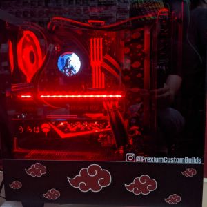 Like New Itachi Sharingan custom themed PC