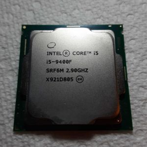 Used Asus Intel Motherboard and i5 9400f 