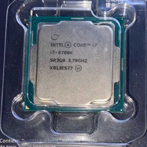 New Intel i7-8700k