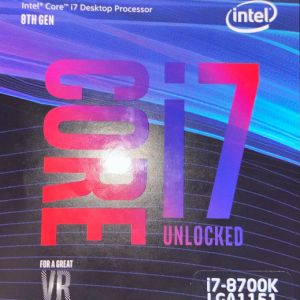 New Intel i7-8700k