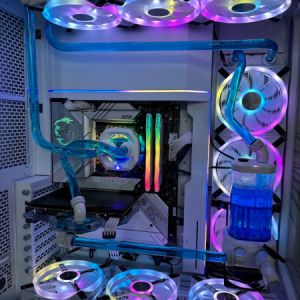 NV7 fully water cooled Gaming PC